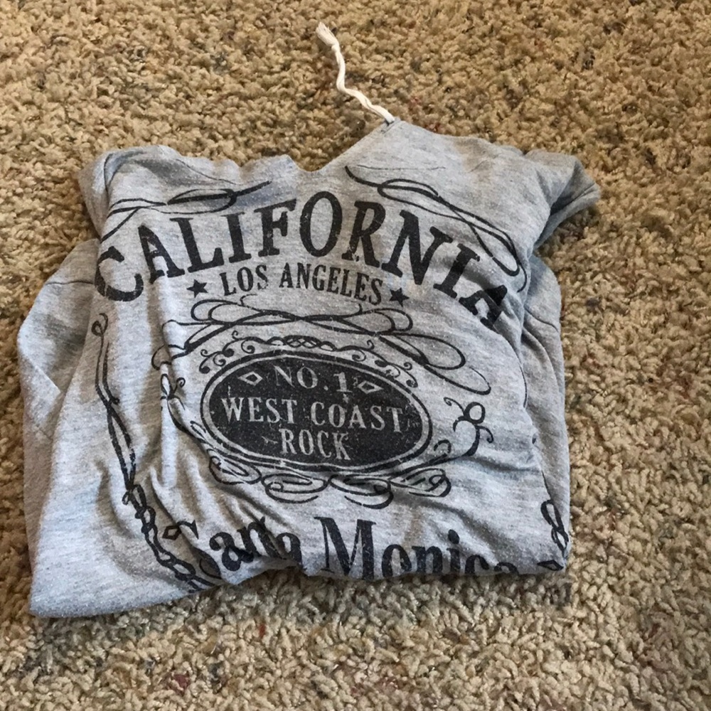 A long sleeve hoodie